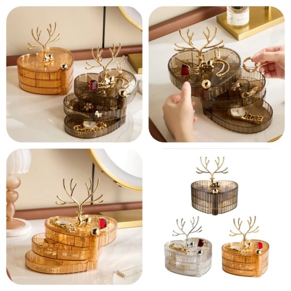 3L Acrylic Deer Jewelry Organizer 
