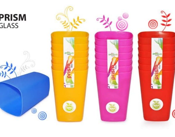 6 Pcs plastic Prism Glass Set