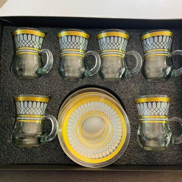 Turkish 6 cups - 6 Saucers