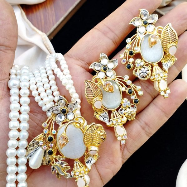 South Indian Gold Plated Mala Set