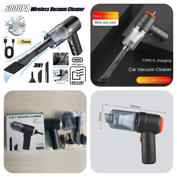 3in1 Rechargeable Vacuum Cleaner