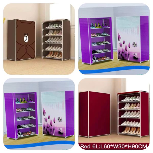 6Layer Printed Shoe Rack