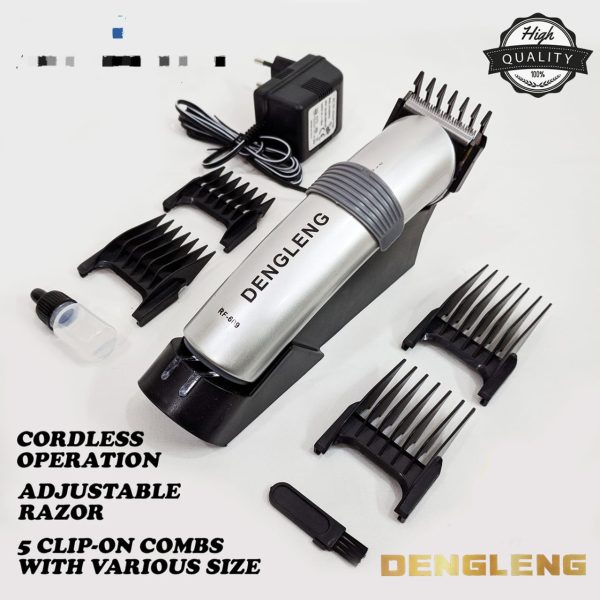 Dengleng RF-609 Rechargeable Hair And Beard Shaving Machine For Men And Grooming