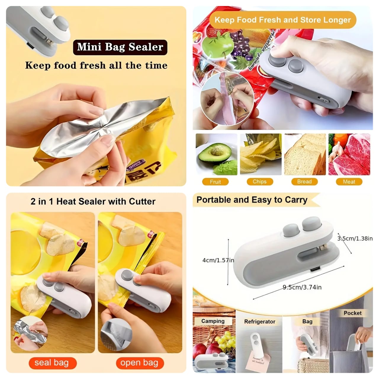 Portable Mini SnacksBag Sealer