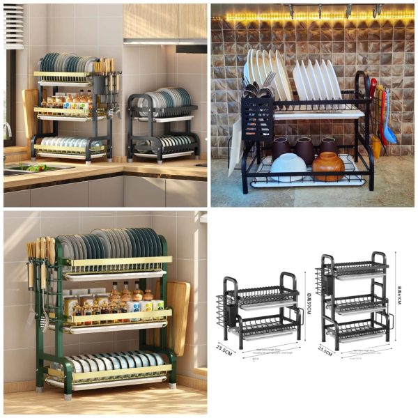 Multi-Tired Dish Rack