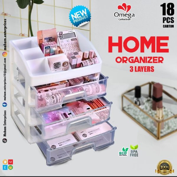 Home Organizer 3 Layer Size:29*25*19cm