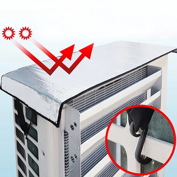 Window Air Conditioner Cover for Outside Units, Waterproof Window AC Unit Cover Sun Shade UV Defense, Snow, Ice, Frost, Leaf Guard
