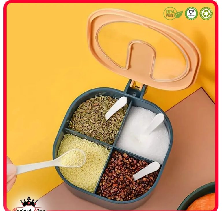 Four Portion Spice Box - Made in Pakistan