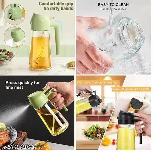 2in1 Oil Spray Bottle
