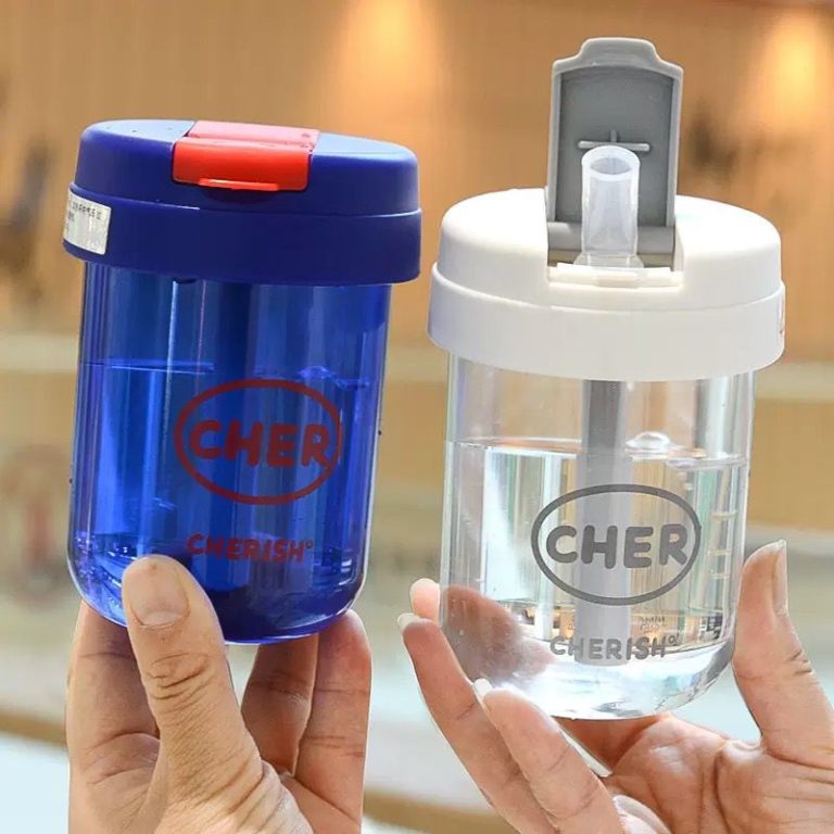 Net red straw plastic water cup female student high-value cute portable small ton cup handy gift cup printing