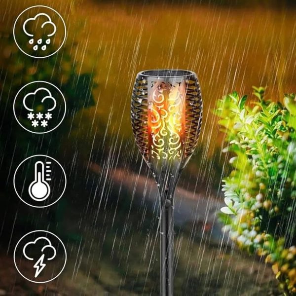 Forever Light Solar Garden Light, Garden and Balcony Lighting, IP65 LED, Decorative Outdoor Solar Lights/Ground Powered/Outdoor Garden Path Light.