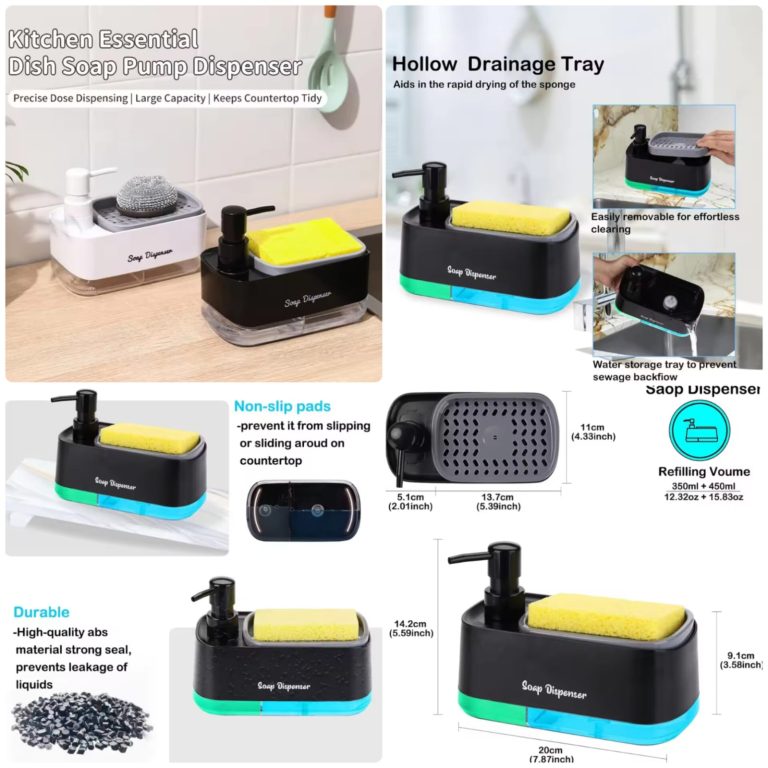 Hand And Dish Soap Pump Dispenser