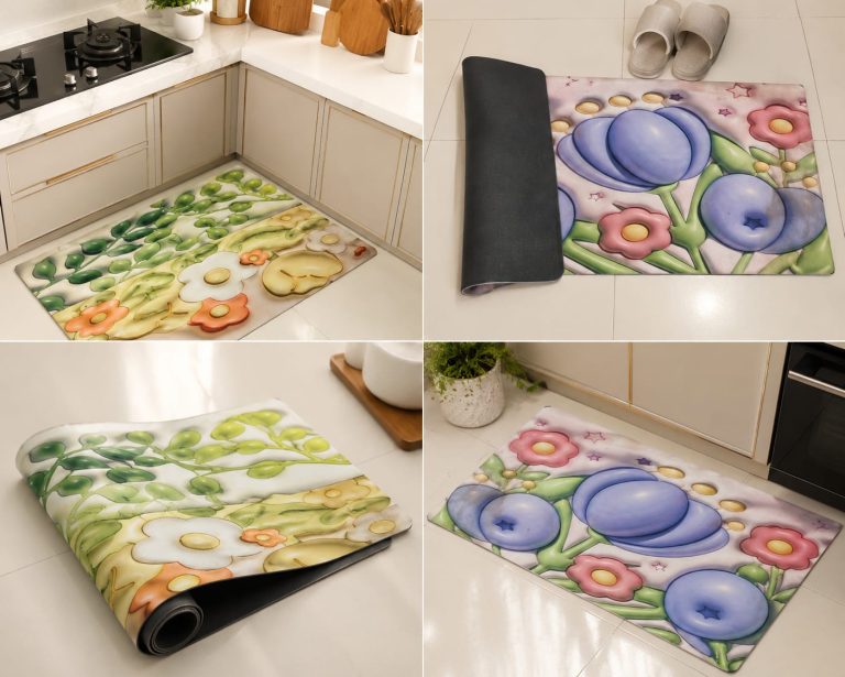 Kitchen Carpet Anti-slip Oil-proof Water-absorbent Floor