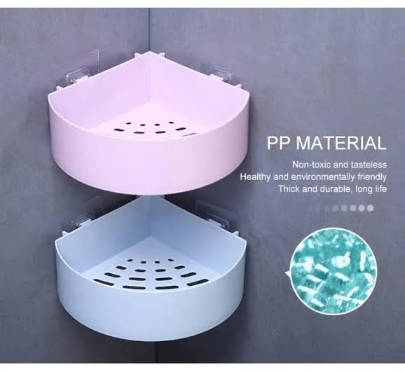 Plastic Corner Storage Rack Suction Cup Bathroom Plastic Suction Cup Bathroom Kitchen Corner Storage Rack Organizer Shower Shelf