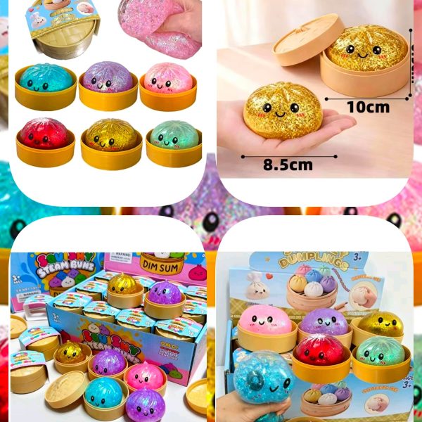 Dumpling squishy Sensory Squeeze Toy for Stress Relief