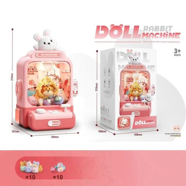 Mini Claw Machine with Togs - interactive Arcade Grabber Game with Music for kids.