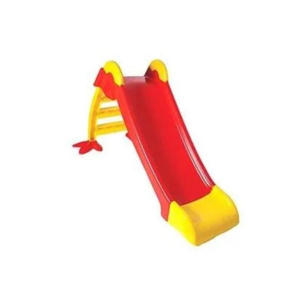 Kids Play Slide in Pakistan | Red Yellow Plastic Slide for Toddlers at Home 2 step