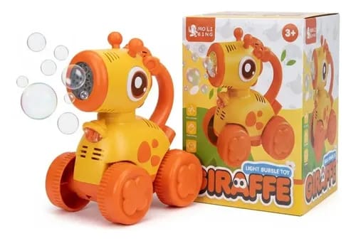 Giraffe Bubble Machine Toy Groove Buddy Giraffe Trolley with Bubbles & Music.