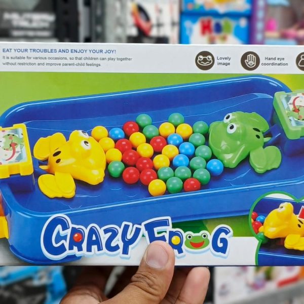 Crazy Frog Interactive Ball Catching Game for Kids | Educational Tabletop Family Board Game.