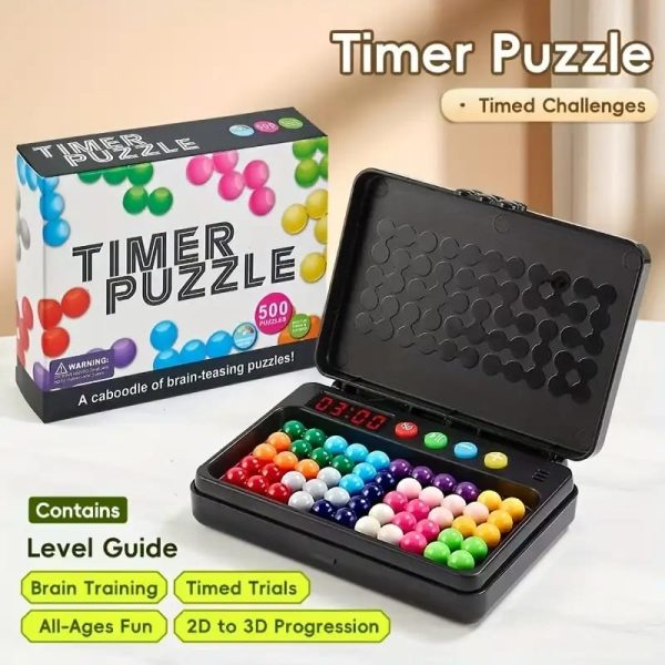 IQ Puzzle Smart Challenge Game With Timer 500 Levels.