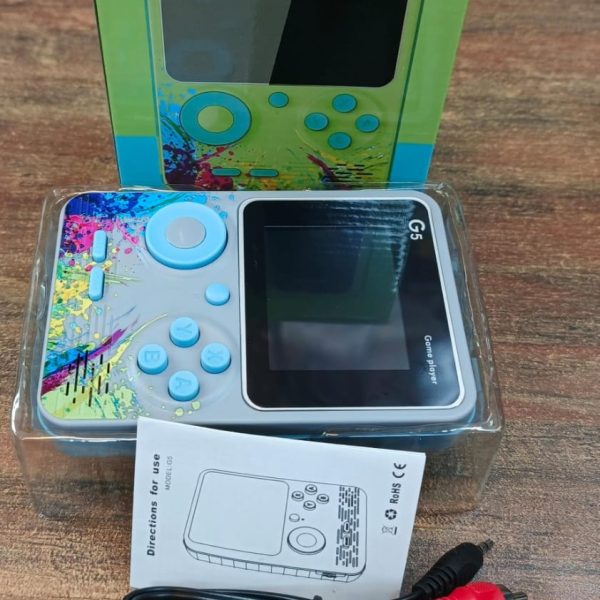 G5 500 in 1 Game Box Console in Pakistan | Retro Portable Handheld Game Player for Kids.